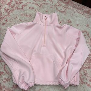 LULULEMON SOFTSTREME Women's Pink Half-Zip Pullover Top